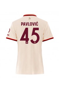 Bayern Munich Aleksandar Pavlovic #45 Fotballdrakt Tredje Klær Dame 2024-25 Korte ermer